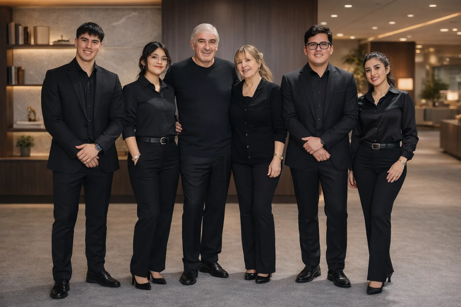 Equipo y coordinación para eventos empresariales